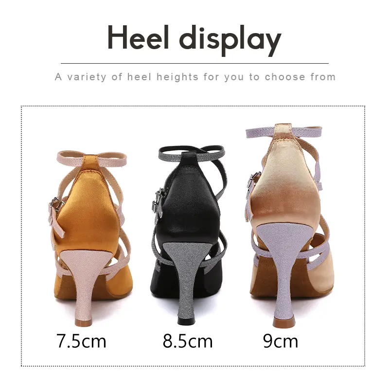 Woman Latin Dance Shoes peep-toe Silk Dancing Shoes Tango Party Dance Shoes Ballroom Salsa sandals Ladies Women Dance Shoes
