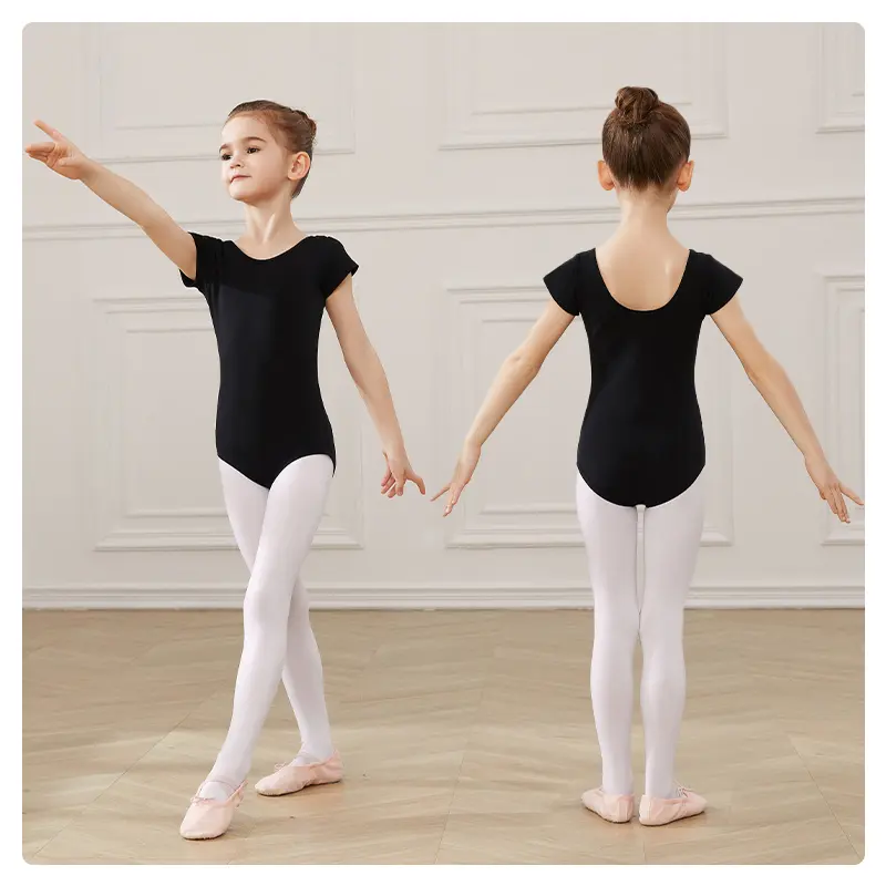 Girls Ballet Dance Leotards Cotton gymnastics Students Children Kids TuTu Dance Leotards Ballet Skating clothes Dance costumes