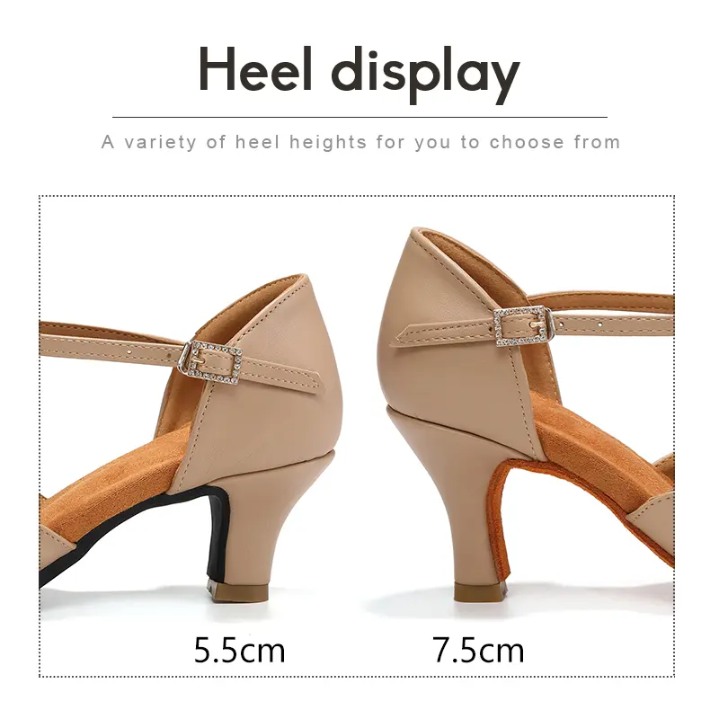 Women's Dance Shoes Ballroom Modern Dancing Shoes Ladies Tango Ballroom Dance Shoes for Ladies Women Dancing Shoes Heel 5.5/7.5