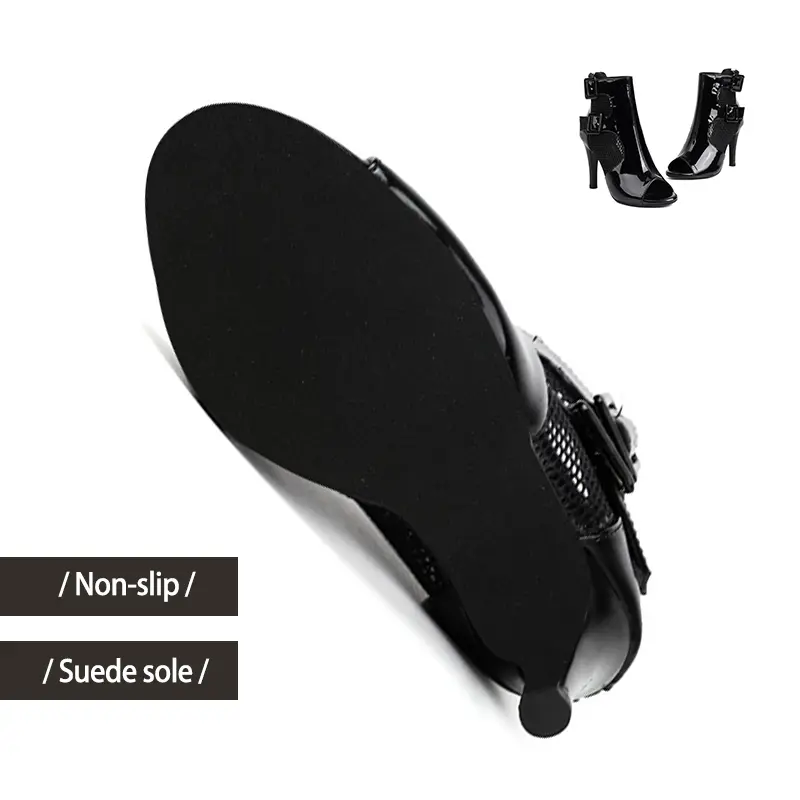 DKZSYIM Woman Latin Dance Shoes Sexy Stilettos Summer Dance Boots Women's Tango Dancing Shoes for Ladies Ballroom Boots Heels