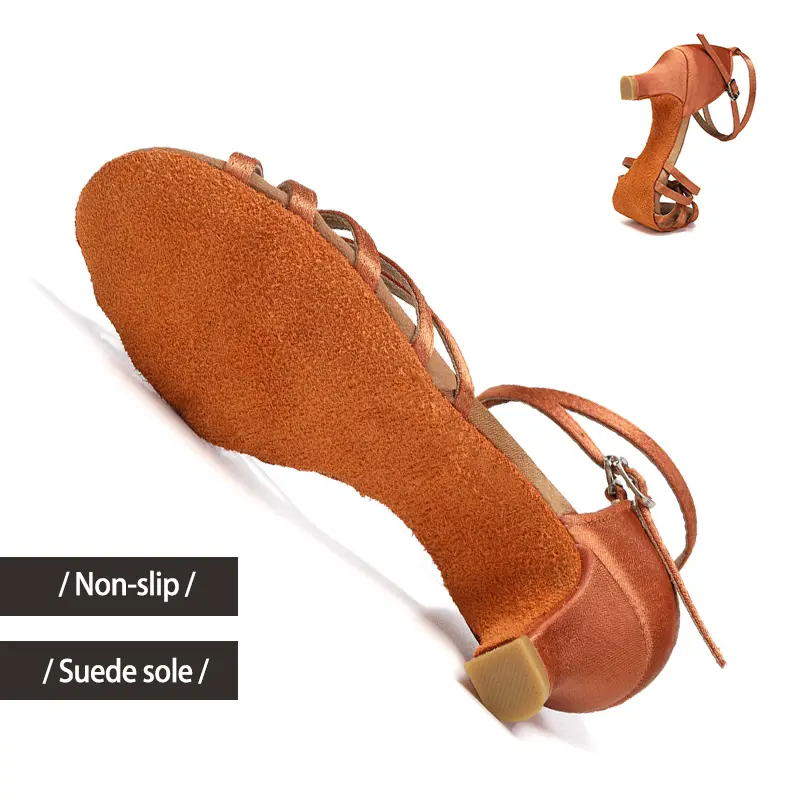 Women Latin Dance Shoes Party Tango Dancing Shoes for Girls Ladies trainning competition Dance Shoes Ballroom Sandals Wholesale