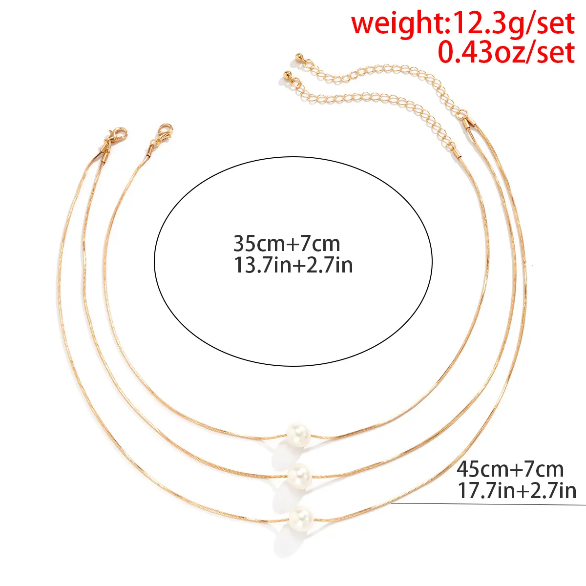 Ingemark Simple Kpop Snake Chain Choker Necklace for Women Wedding Vintage Pearl Ball Pendant Thin Link Jewelry Accessories