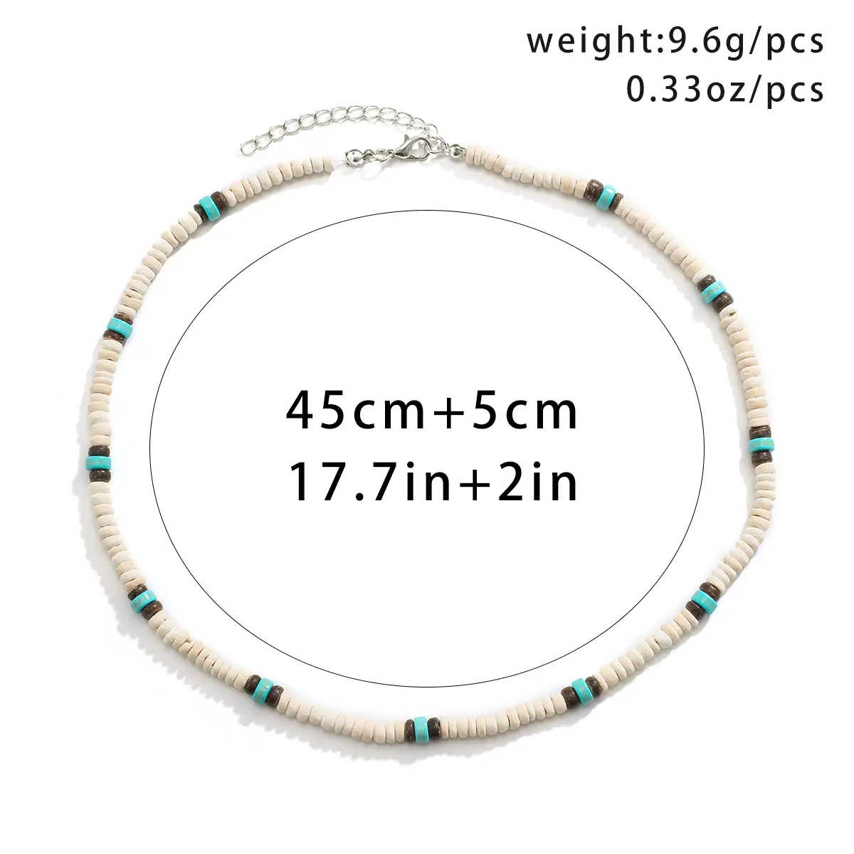 9 Styles Mens Summer Beach Wooden Beaded Surfer Necklace Simple Geometric Tribal Ethnic Handmade Chain Steampunk Male Jewelry