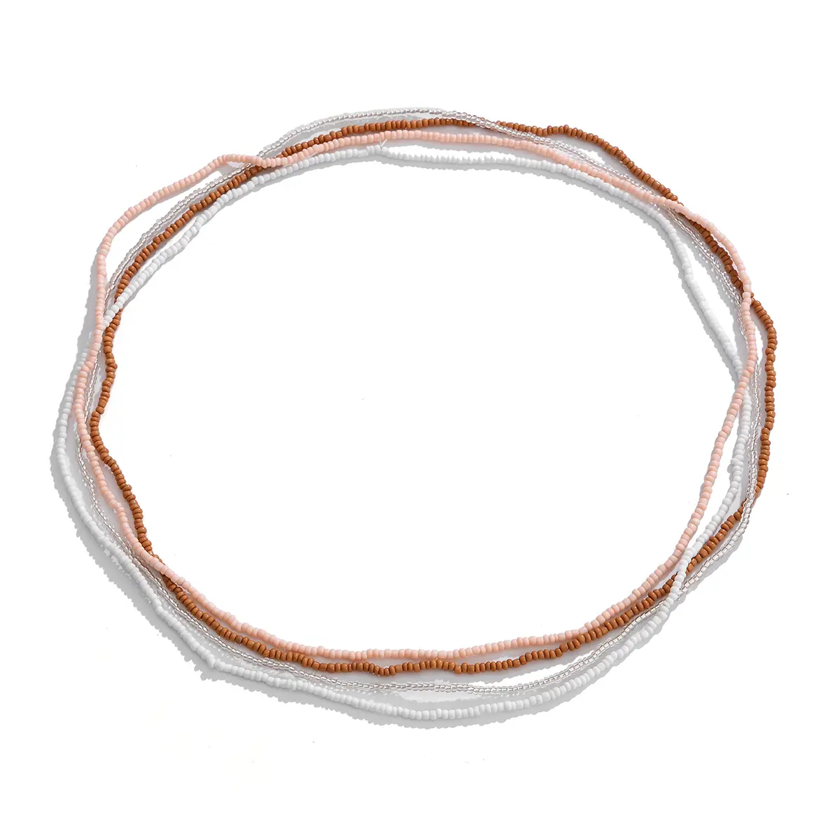 4Pcs Creative Boho Colorful Elastic Seed Beads Waist Belly Belt Chains for Women Summer Bikini Sexy Body Jewelry Y2K Accessories
