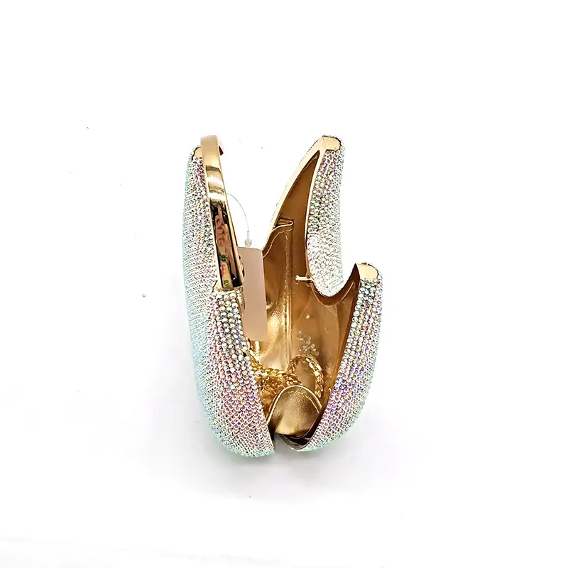SMALL Elegant Bridal wedding party wallet women evening party Classical purses diamonds full crystal small clutches