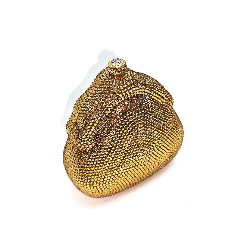 VERY SMALL Luxury bridal wedding diamond customization bag crystal clutch initial purse