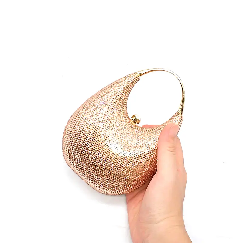 SMALL Elegant Bridal wedding party wallet women evening party Classical purses diamonds full crystal small clutches