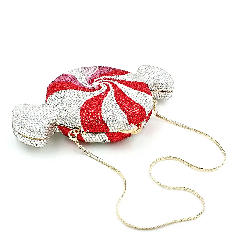 Luxury women designer crystal clutch bag Fancy diamond chic purse bag