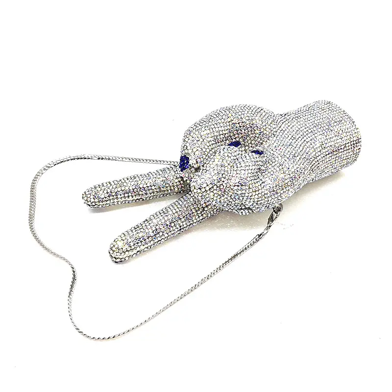 Fashion evening party vintage clutches luxuries bridal wedding party bag rhinestone purses bag