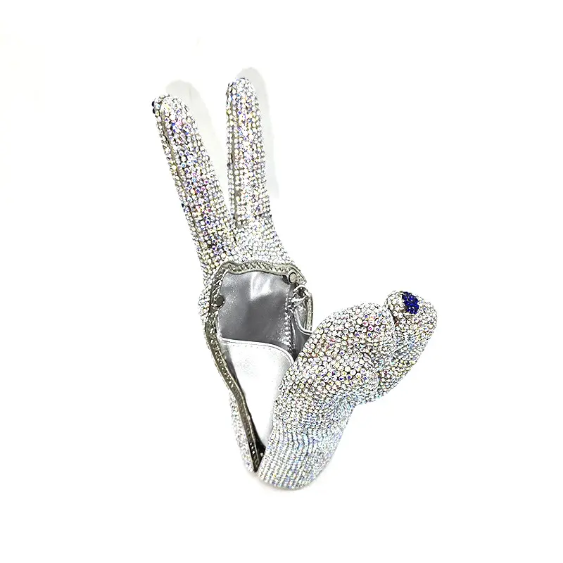 Fashion evening party vintage clutches luxuries bridal wedding party bag rhinestone purses bag