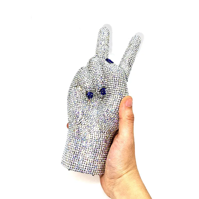 Fashion evening party vintage clutches luxuries bridal wedding party bag rhinestone purses bag