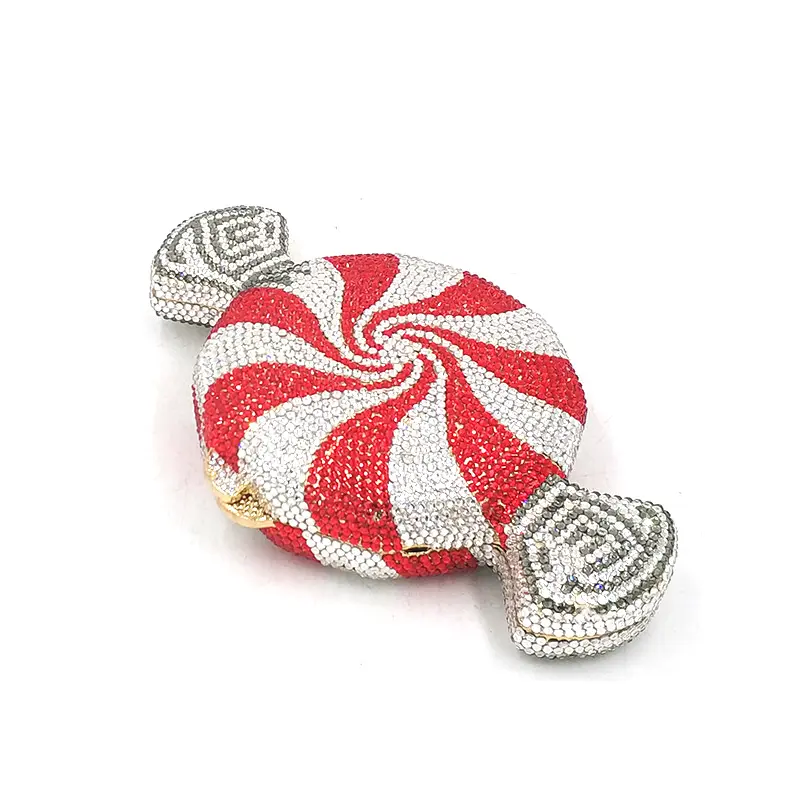 Luxury women designer crystal clutch bag Fancy diamond chic purse bag