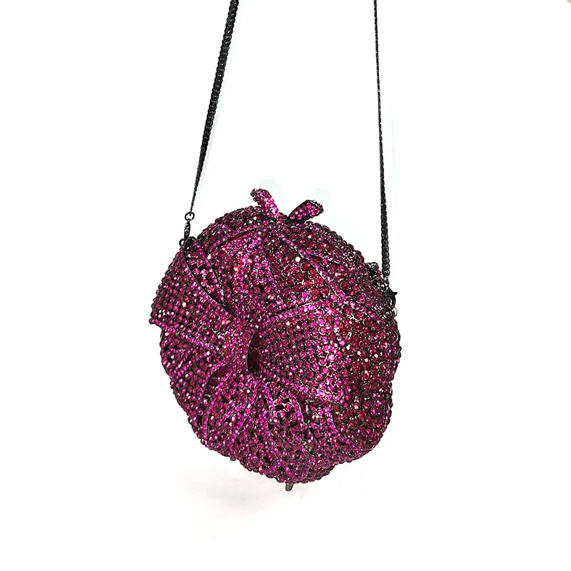 Women designer luxury bag party handbag diamonds luxury bow crystal clutches ladies purses bridal wedding party purses bag