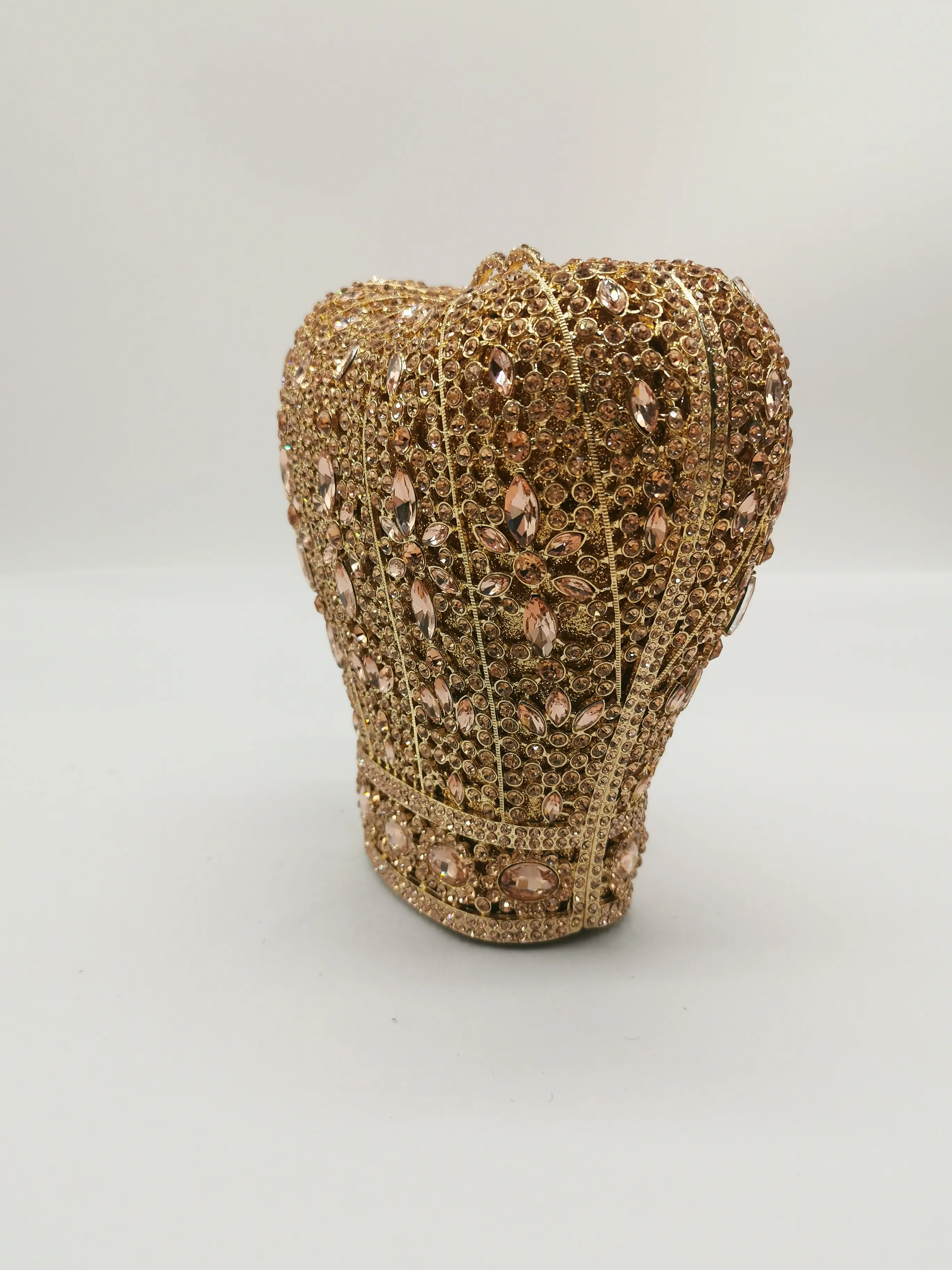XIYUAN Gems Evening Clutch Purse Crystal Evening Bags Women New Gorgeous Crown Unique Diamond Clutch Purses Wedding Party Bag