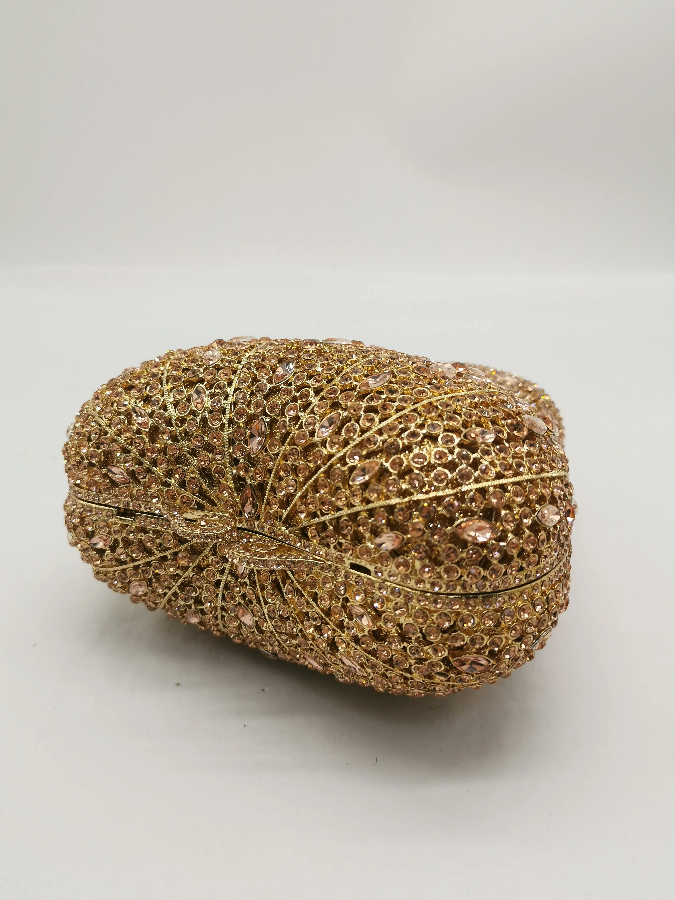 XIYUAN Gems Evening Clutch Purse Crystal Evening Bags Women New Gorgeous Crown Unique Diamond Clutch Purses Wedding Party Bag