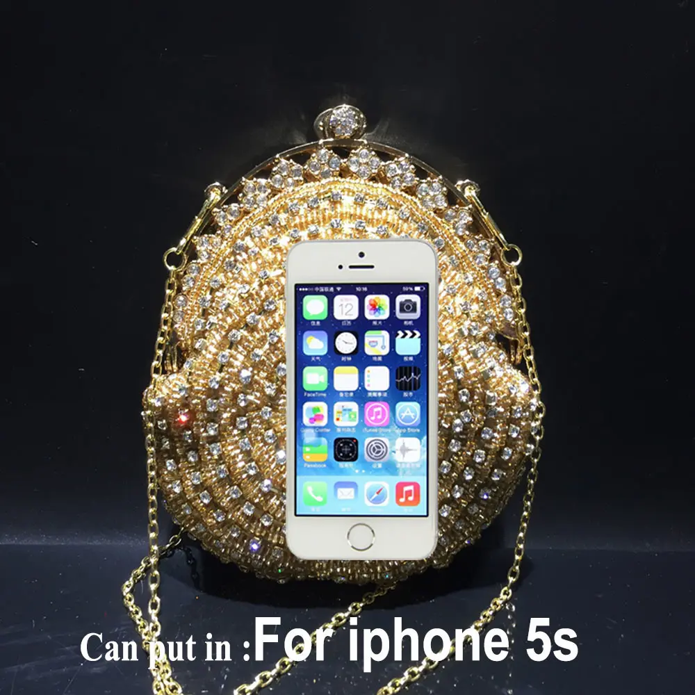 XIYUAN diamond Clutch Bags Luxury gold Diamond Crystal clutch Purse wallet Wedding Bags Female Party crossbody Bags Prom Handbag