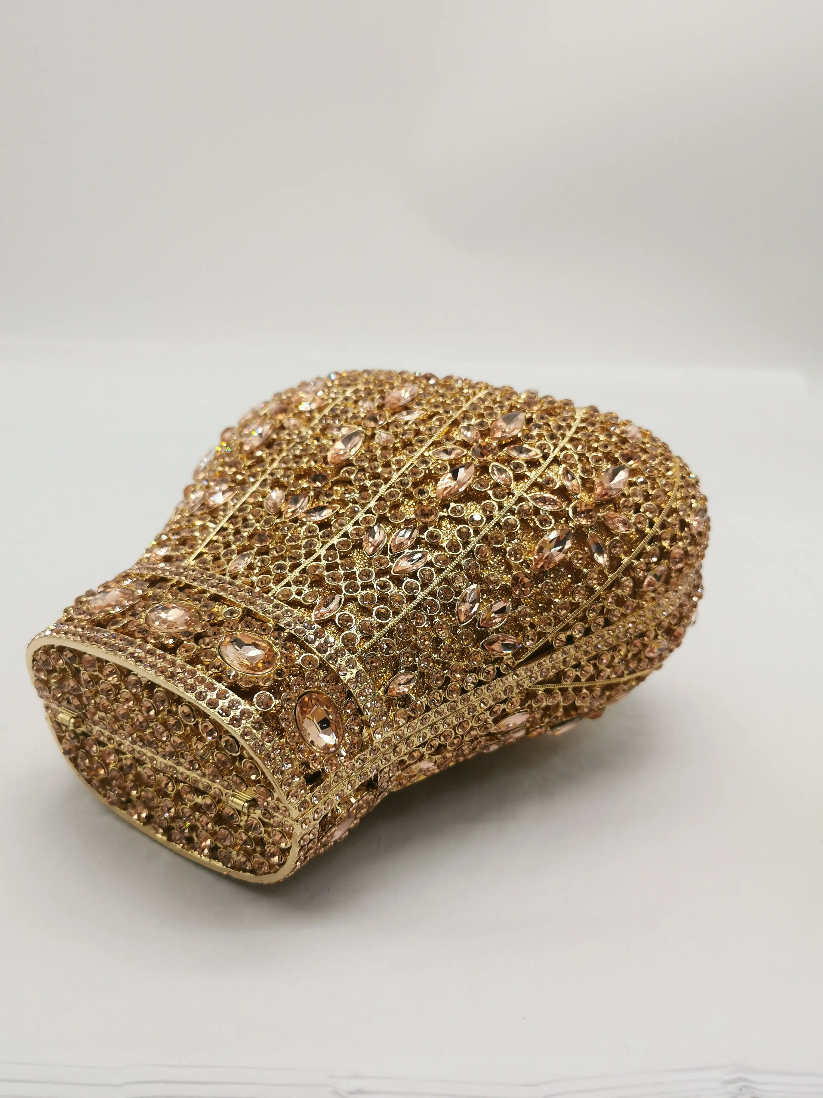 XIYUAN Gems Evening Clutch Purse Crystal Evening Bags Women New Gorgeous Crown Unique Diamond Clutch Purses Wedding Party Bag