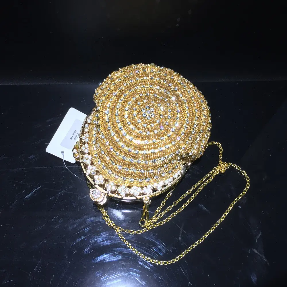 XIYUAN diamond Clutch Bags Luxury gold Diamond Crystal clutch Purse wallet Wedding Bags Female Party crossbody Bags Prom Handbag