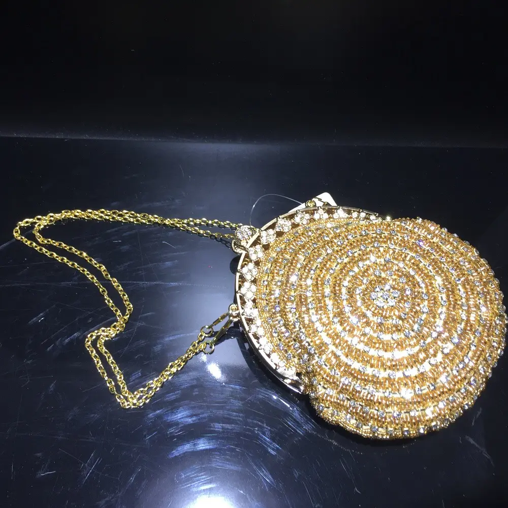 XIYUAN diamond Clutch Bags Luxury gold Diamond Crystal clutch Purse wallet Wedding Bags Female Party crossbody Bags Prom Handbag
