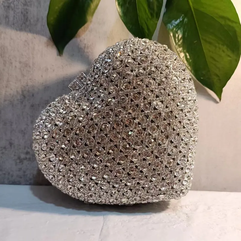 Women Gold/Silver/Green/Black Rhinestone Clutch Bag Wedding Party Clutches Bags Handbags Ladies Gala Dinner Stones Evening Bags