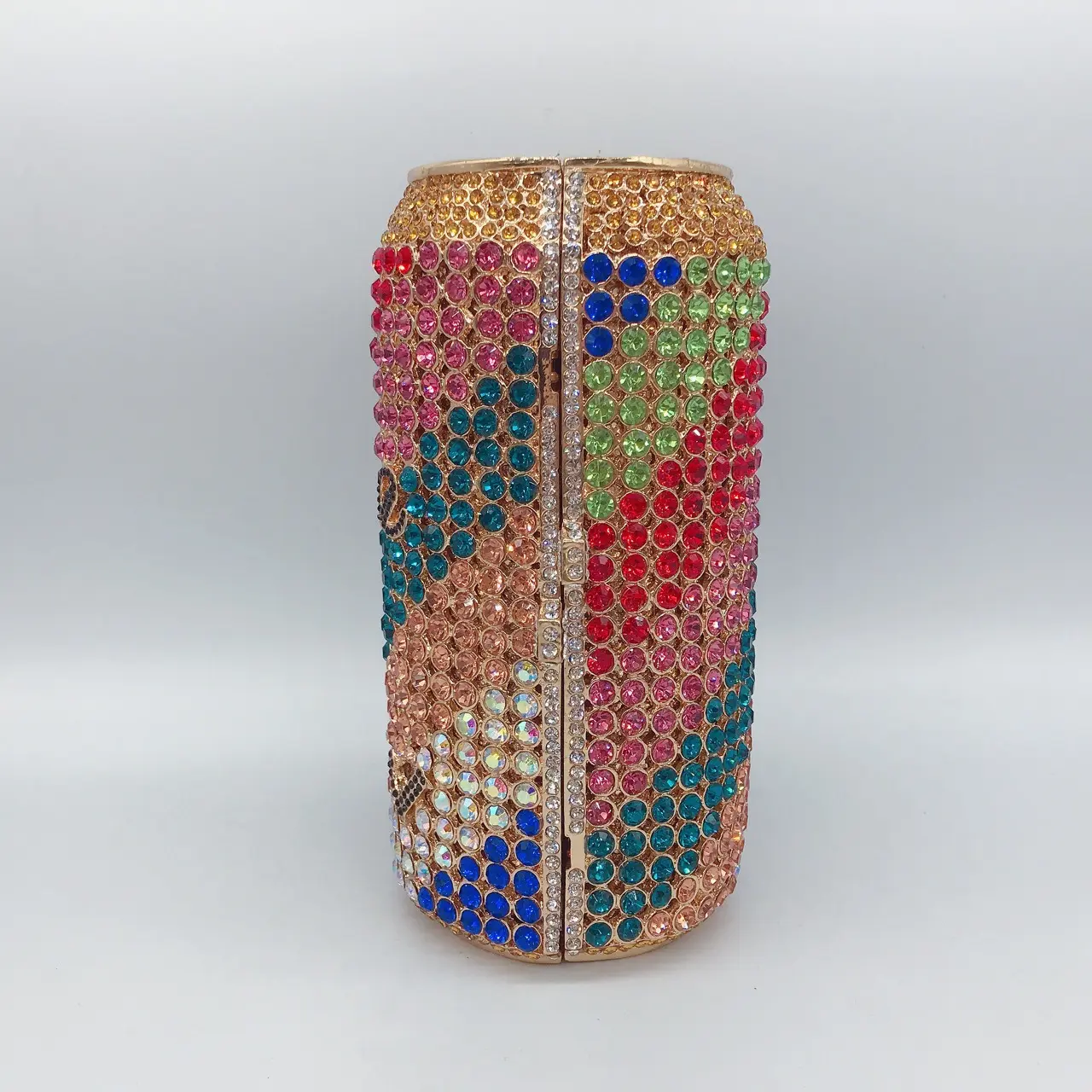 XIYUAN Colorful Stone Evening Clutch Bags Wedding Bridal Rhinestones Can Purse Lady Clutches Stone Handbags Party Crystal Purses