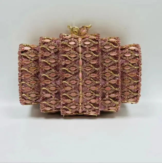 XIYUAN Women Big Stones Clutch Purse Lady Rhinestone Evening Bag Wedding Cocktail Party Diamond Minaudiere Handbag
