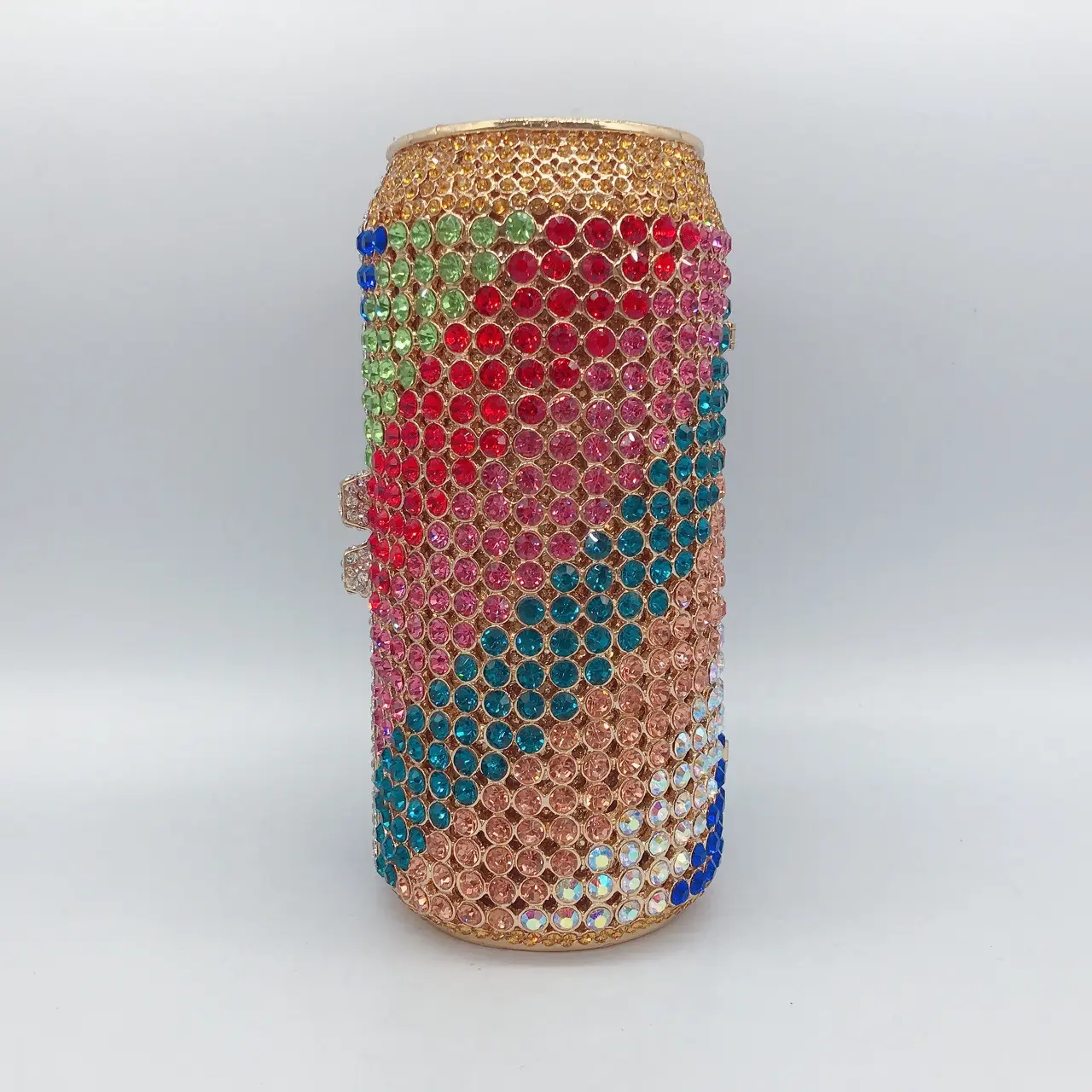 XIYUAN Colorful Stone Evening Clutch Bags Wedding Bridal Rhinestones Can Purse Lady Clutches Stone Handbags Party Crystal Purses