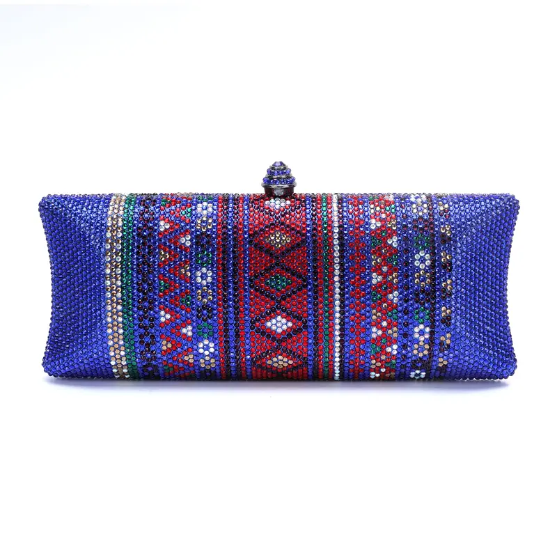 XIYUAN Evening Bag for Women Party Clutches and Evening Bags with Crystal Party Wedding Prom Rhinestones Chain Shoulder Bag