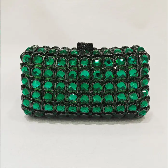 XIYUAN Women Crystals Evening Clutch bags Party Gems Day Clutches Handbag Wedding Purse Diamond Shoulder Bags Bridal Handbags