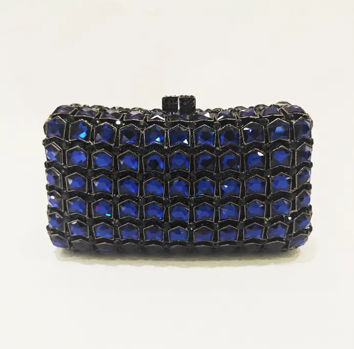 XIYUAN Women Crystals Evening Clutch bags Party Gems Day Clutches Handbag Wedding Purse Diamond Shoulder Bags Bridal Handbags