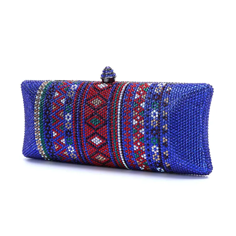 XIYUAN Evening Bag for Women Party Clutches and Evening Bags with Crystal Party Wedding Prom Rhinestones Chain Shoulder Bag