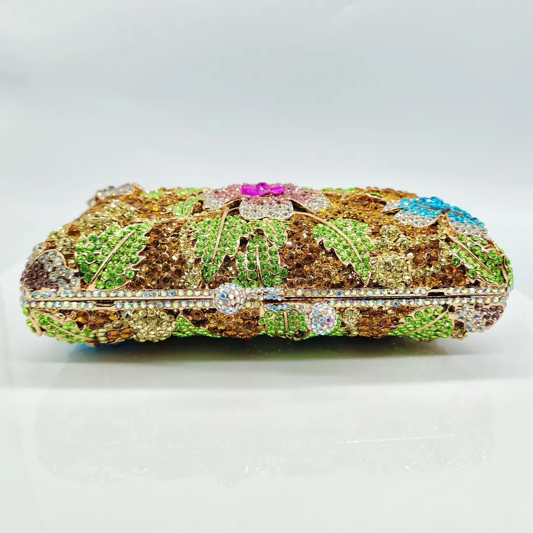 XIYUAN Wedding Crystal Evening Bags Diamond Colorful Clutch Bag For Party Handbag Bridal Clutch Purse Lady evening clutch Purse