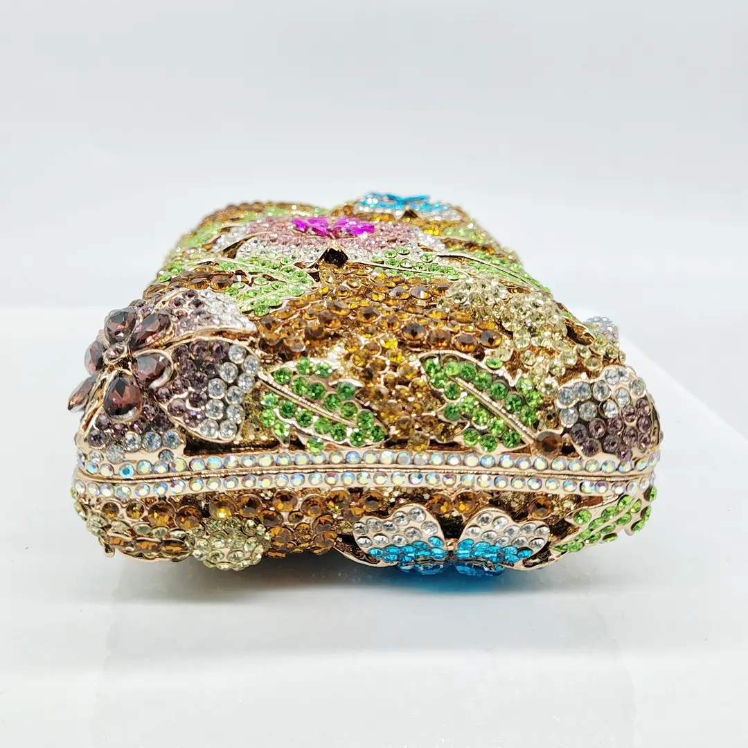 XIYUAN Wedding Crystal Evening Bags Diamond Colorful Clutch Bag For Party Handbag Bridal Clutch Purse Lady evening clutch Purse