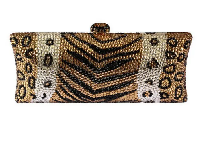 XIYUAN Plain Crystal Clutch Bags Multicolor Full Stones Prom Handbags Women Wedding  Rhinestone Purse pochette Box Shoulder Bags