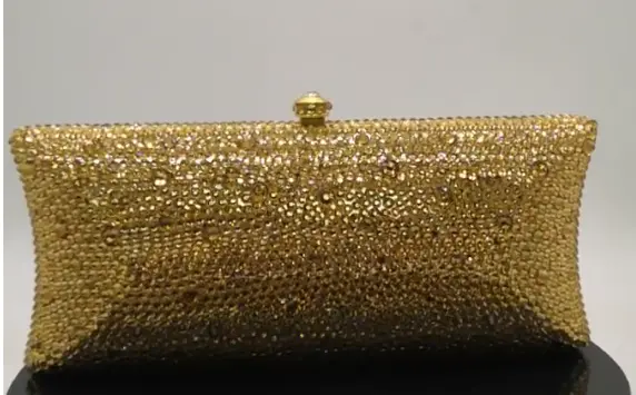 XIYUAN Plain Crystal Clutch Bags Multicolor Full Stones Prom Handbags Women Wedding  Rhinestone Purse pochette Box Shoulder Bags