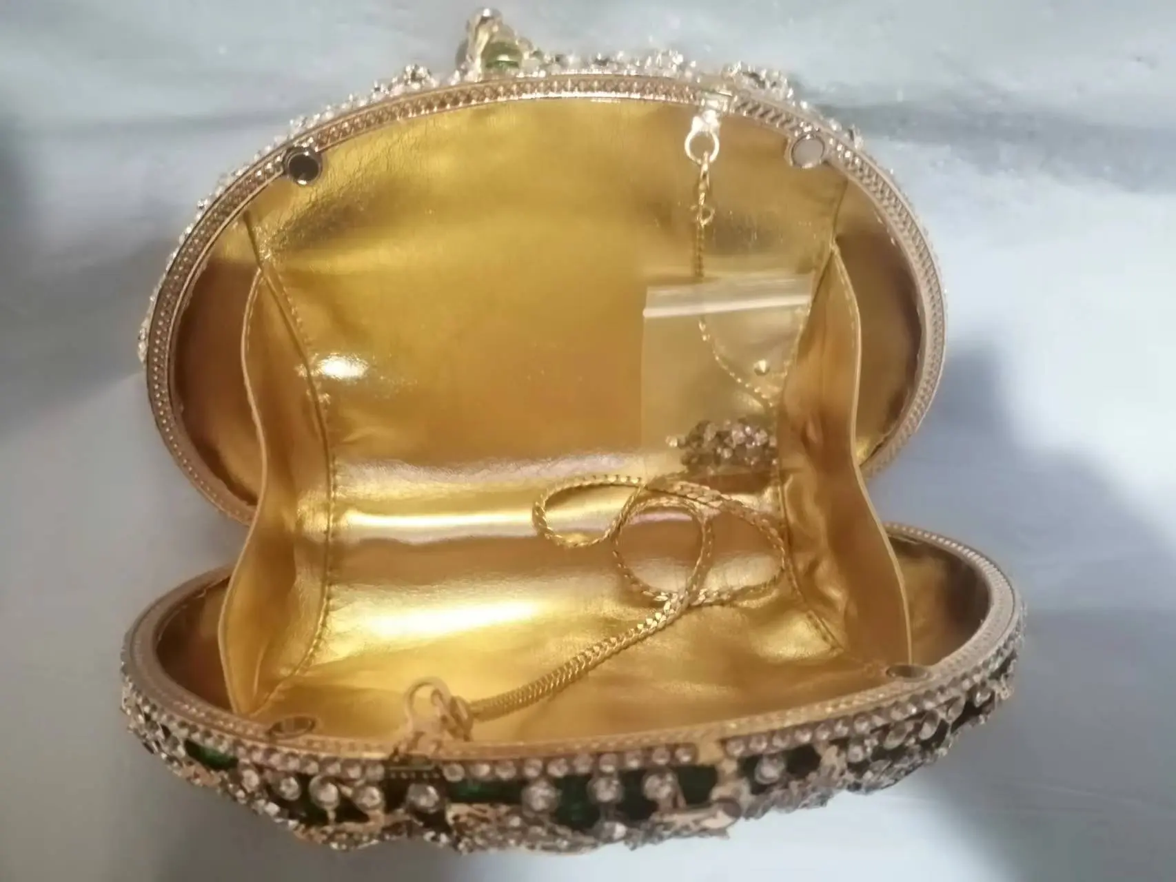 XIYUAN Rhinestones Wedding Bridal Gift Clutch Purse Bag 100% Handmade Diamond Women Party Clutches Bags Phone Small Handbags