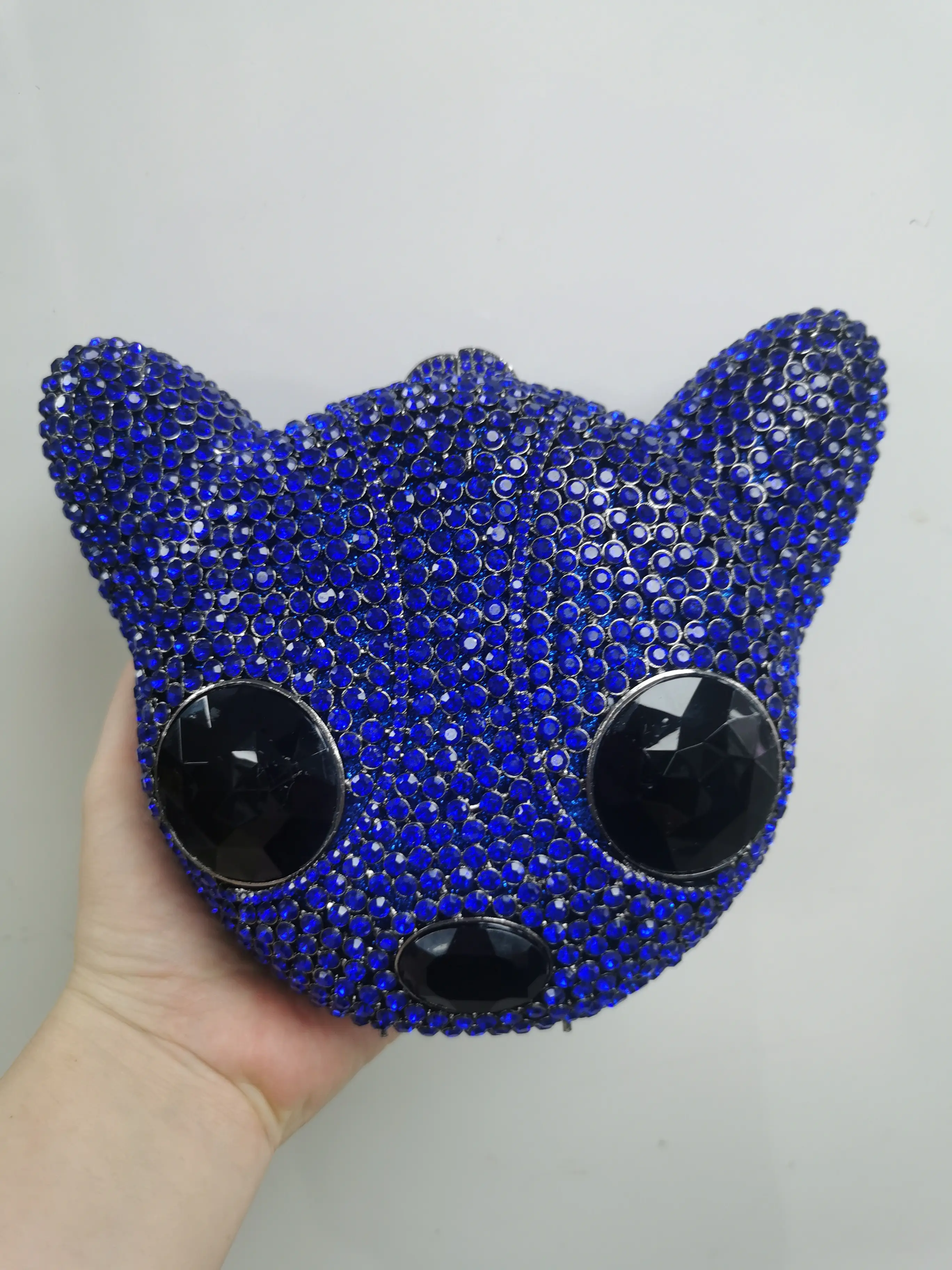 XIYUAN Blue Animals Evening Bags Wedding Bridal Rhinestones Clutch Purse Party Dinner Diamond Handbags Lady Clutches Bags Bridal