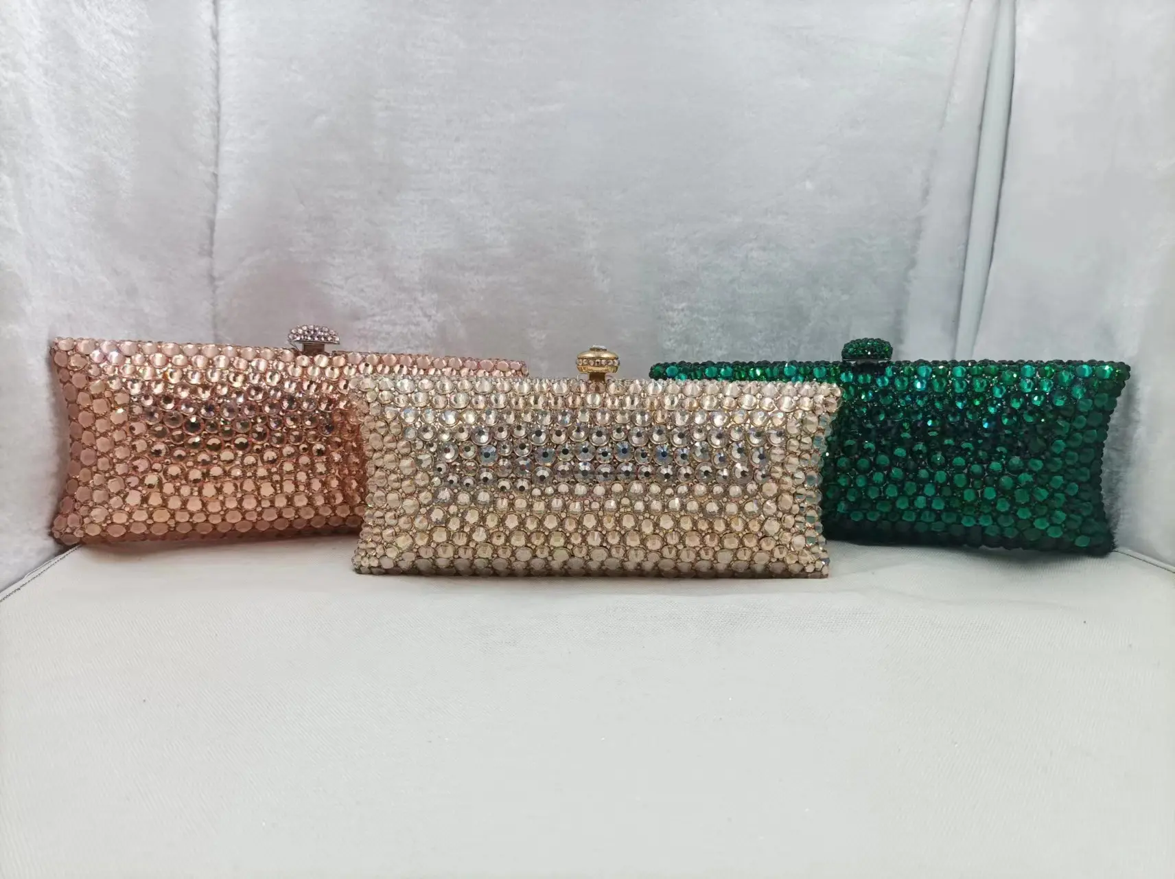 XIYUAN Gems Gift Box Evening Clutch Bags Women 2025 Luxury Designer Boutique Purses And Handbags Wedding Party Day Clutches Bags