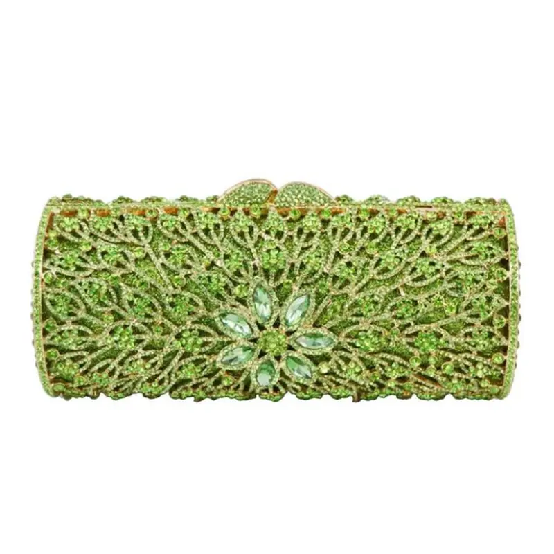 XIYUAN Purple/Blue Crystal Women Evening Bags Clutch Bag Wedding Bridal Minaudiere Handbags and Purses Ladies Party Clutches