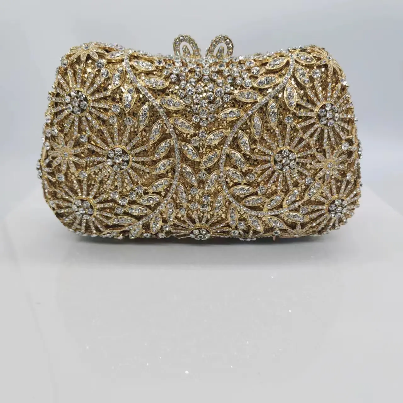 XIYUAN Silver White Diamond Mini Evening Wedding Clutches Bag Luxury New Crystal Bridal Party Purses Rhinestone Women Handbags