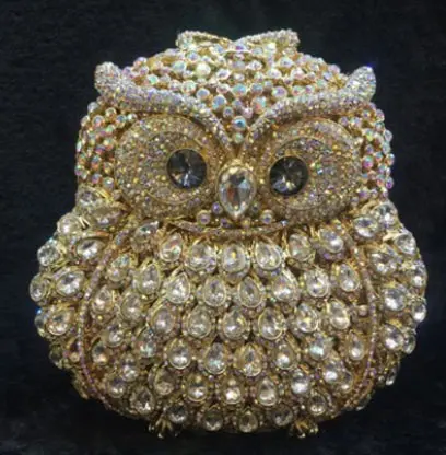 XIYUAN New Rhinestones Evening Clutch Bags Crystal Wedding Prom Clutches Women Bridal Purses Party Handbags Formal Minaudiere
