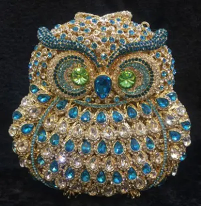 XIYUAN New Rhinestones Evening Clutch Bags Crystal Wedding Prom Clutches Women Bridal Purses Party Handbags Formal Minaudiere