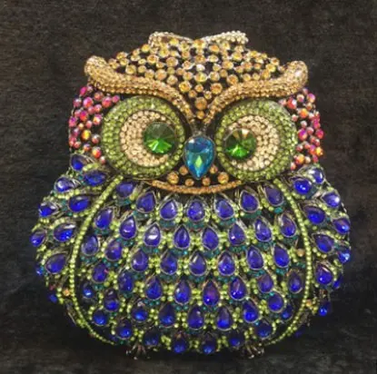 XIYUAN New Rhinestones Evening Clutch Bags Crystal Wedding Prom Clutches Women Bridal Purses Party Handbags Formal Minaudiere