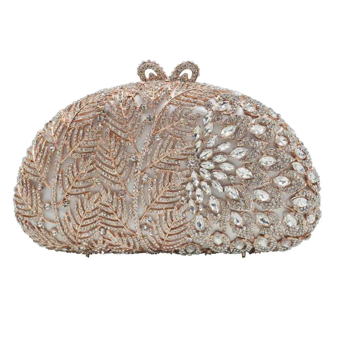 XIYUAN Pink/Green/Red  Stone Evening Bag Handbag Gem Clutch Bags Wedding Bridal Rhinestone Handbags Party Cocktail Crystal Purse