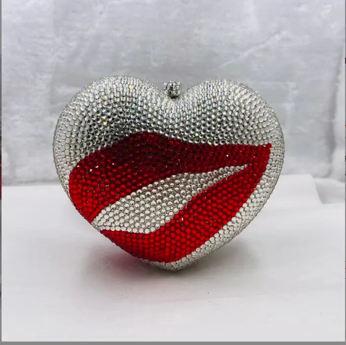 Female Rhinestones Evening Clutch Bags Ladies Luxury Designer Handmade Diamond Clutch Purses And Handbags Wedding Party Clutches