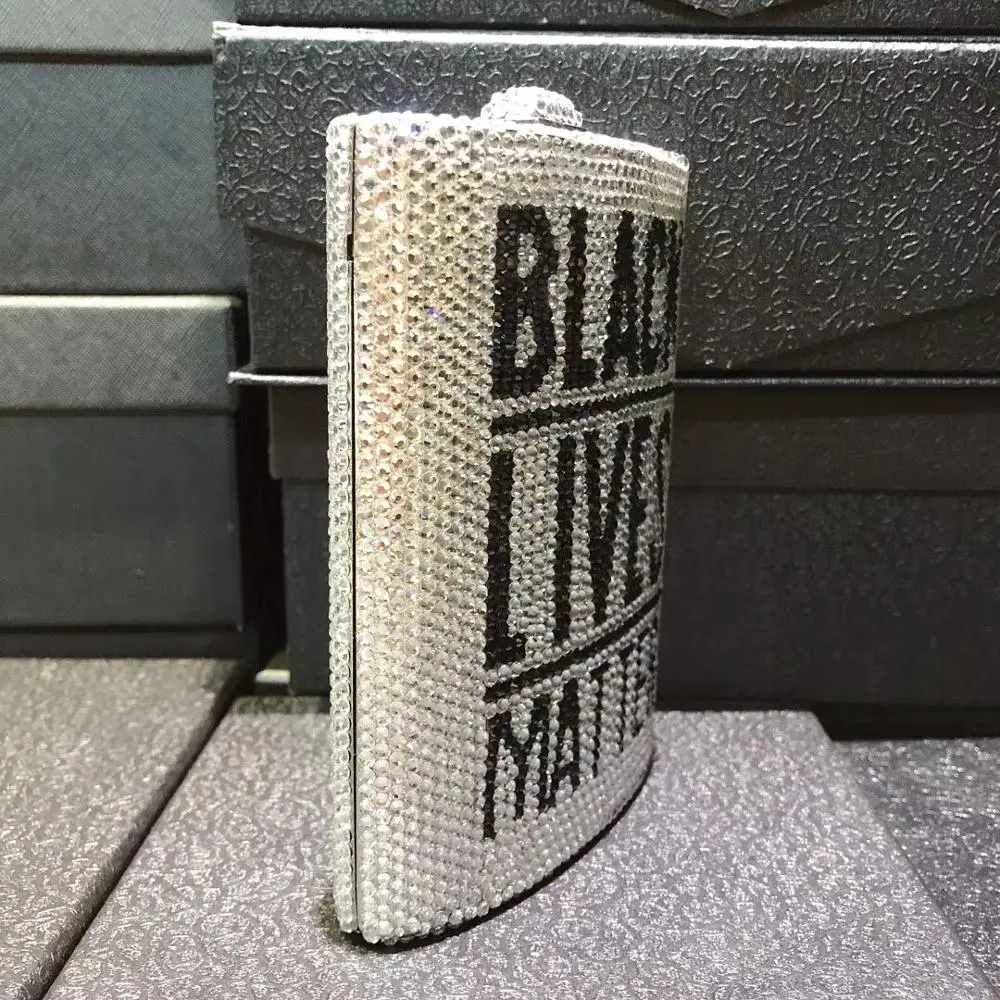 Lady Diamonds Evening Clutch Bags 2024 New Gorgeous Unique Metallic Day Clutches Female Rhinestone Purses Wedding Party Purse