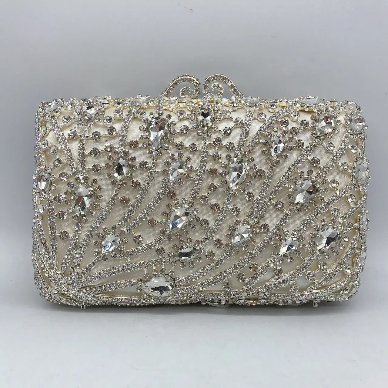 Women Green/Pink Crystal Clutch Purse Stone Evening Bags Lady Cocktail Party Diamond Minaudiere Handbag Wedding rhinestones Bags