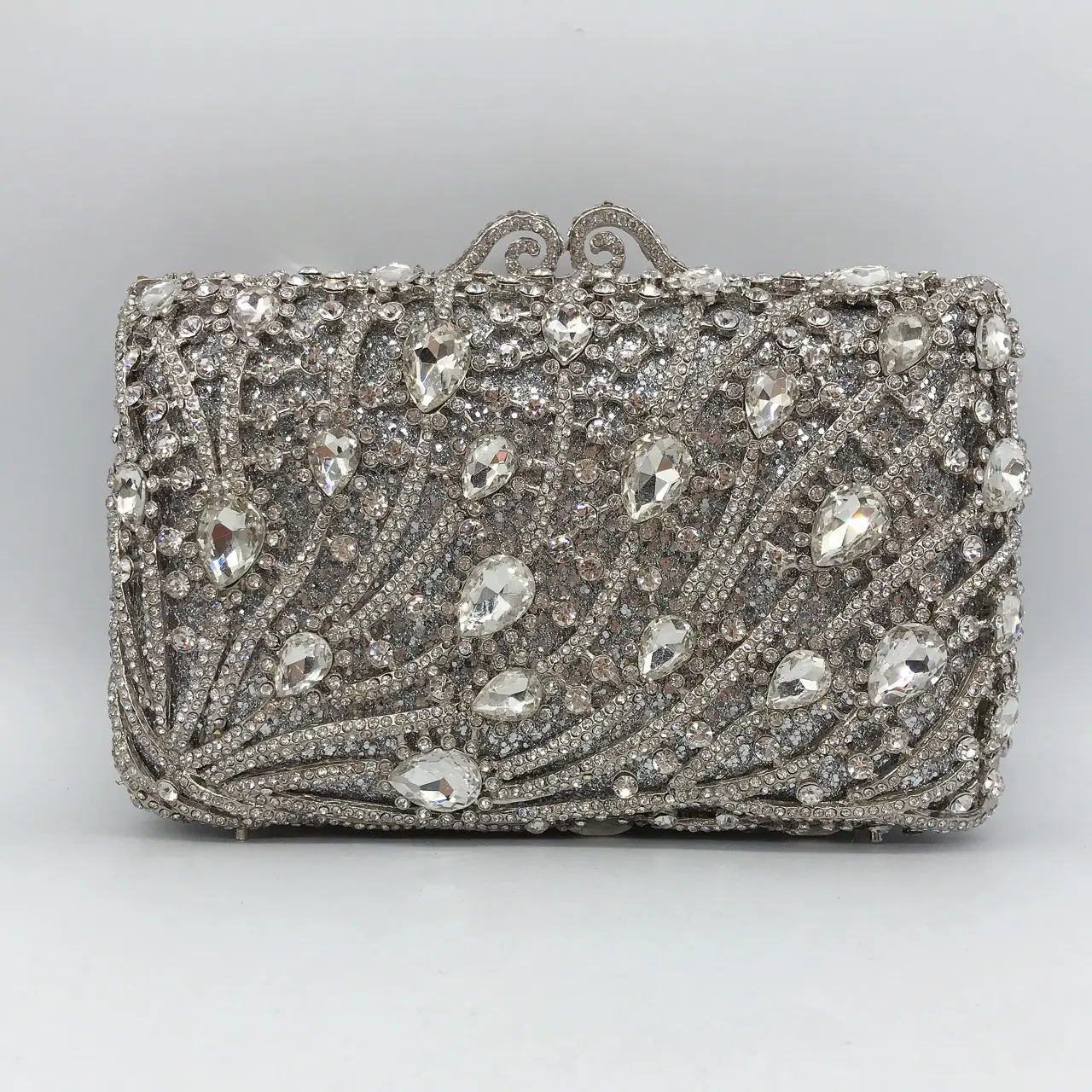 Women Green/Pink Crystal Clutch Purse Stone Evening Bags Lady Cocktail Party Diamond Minaudiere Handbag Wedding rhinestones Bags