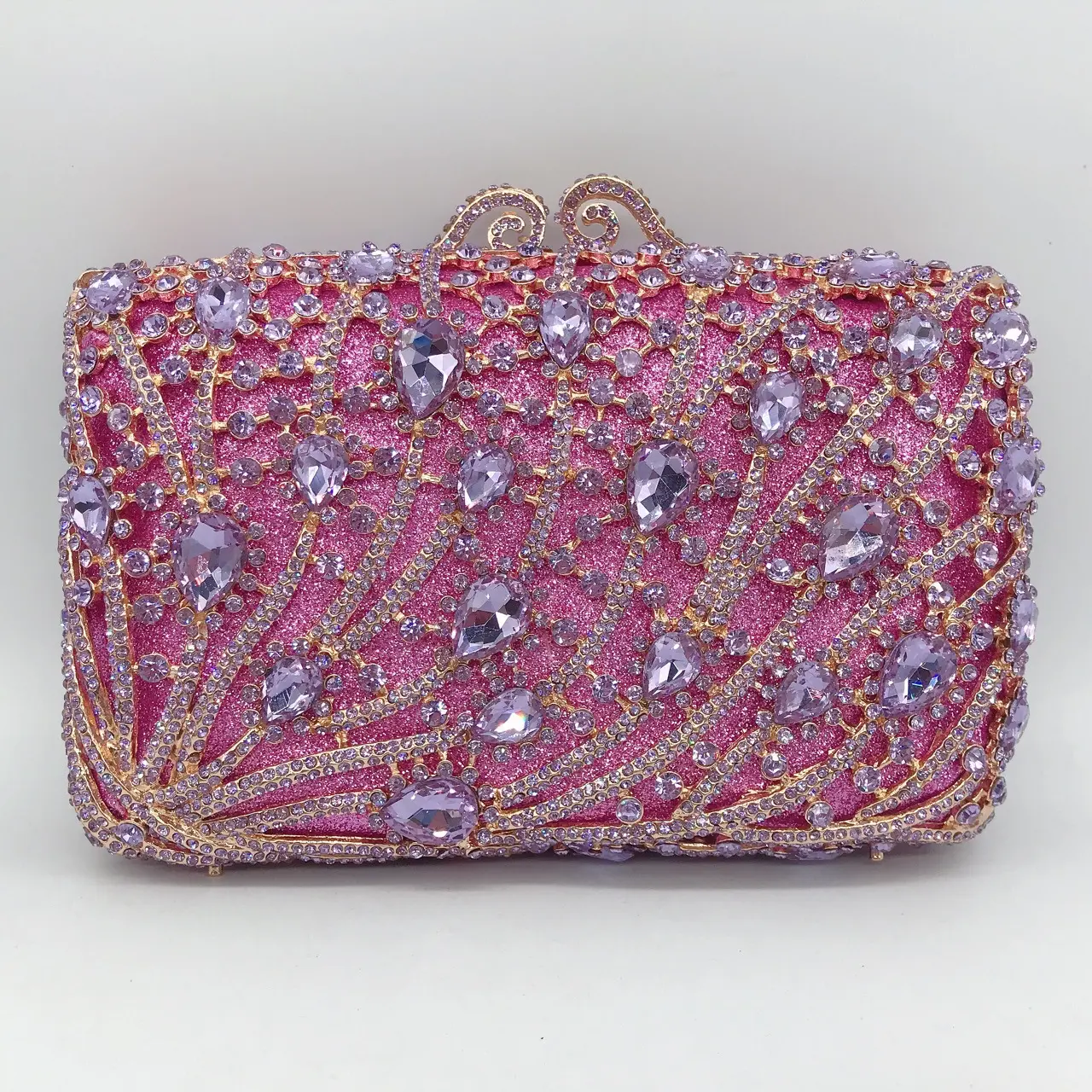 Women Green/Pink Crystal Clutch Purse Stone Evening Bags Lady Cocktail Party Diamond Minaudiere Handbag Wedding rhinestones Bags