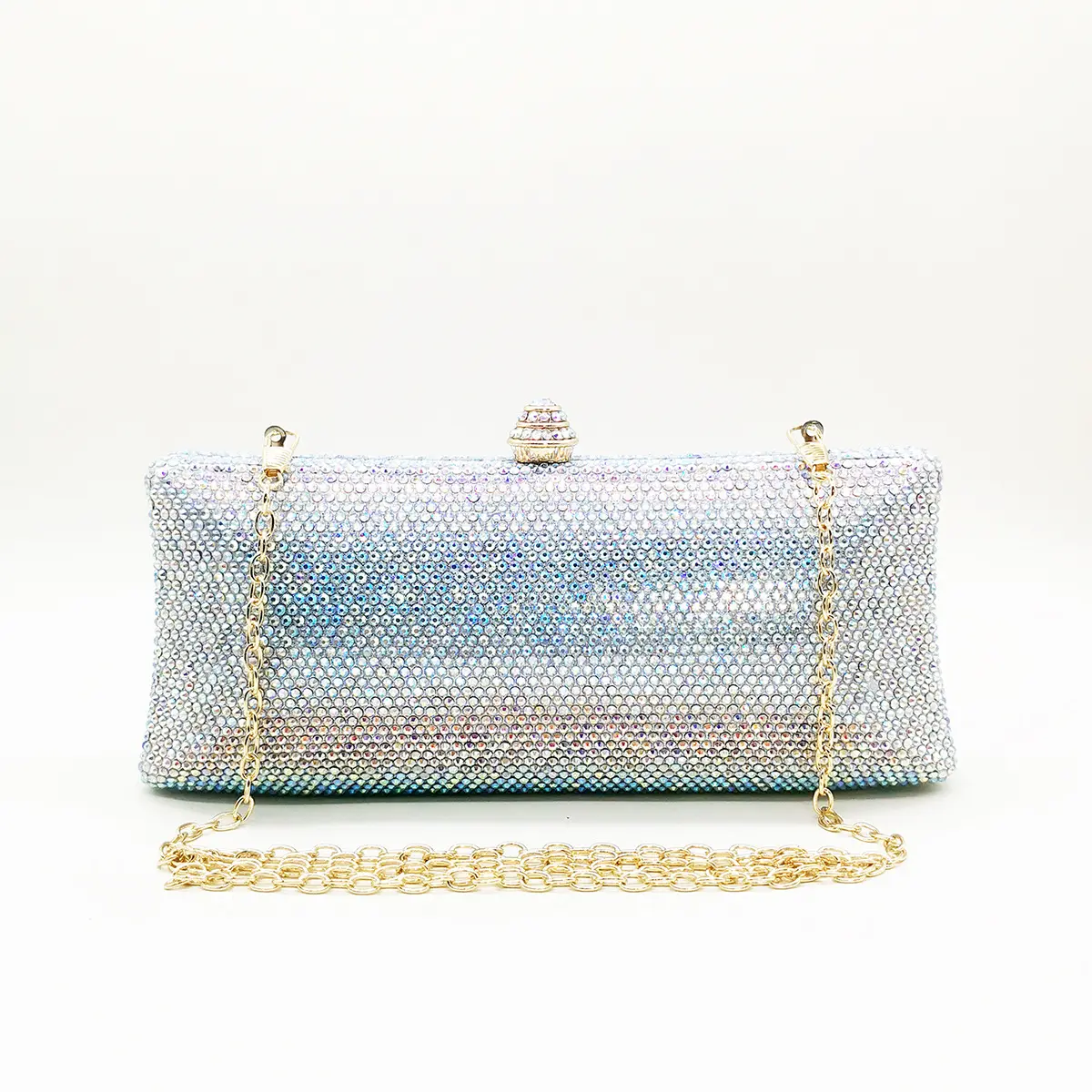 XIYUAN Rhinestone Evening Clutch Purses Women Handbags Luxury Designer Chain Crystal Crossbody Bags Wedding Party Shoulder Bags